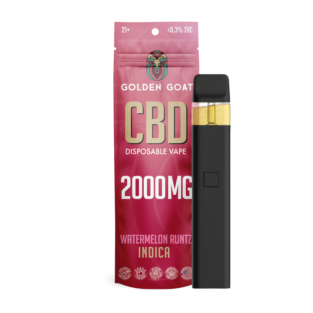 CBD Disposable - 2ml - 2000mg - Watermelon Runtz - Indica